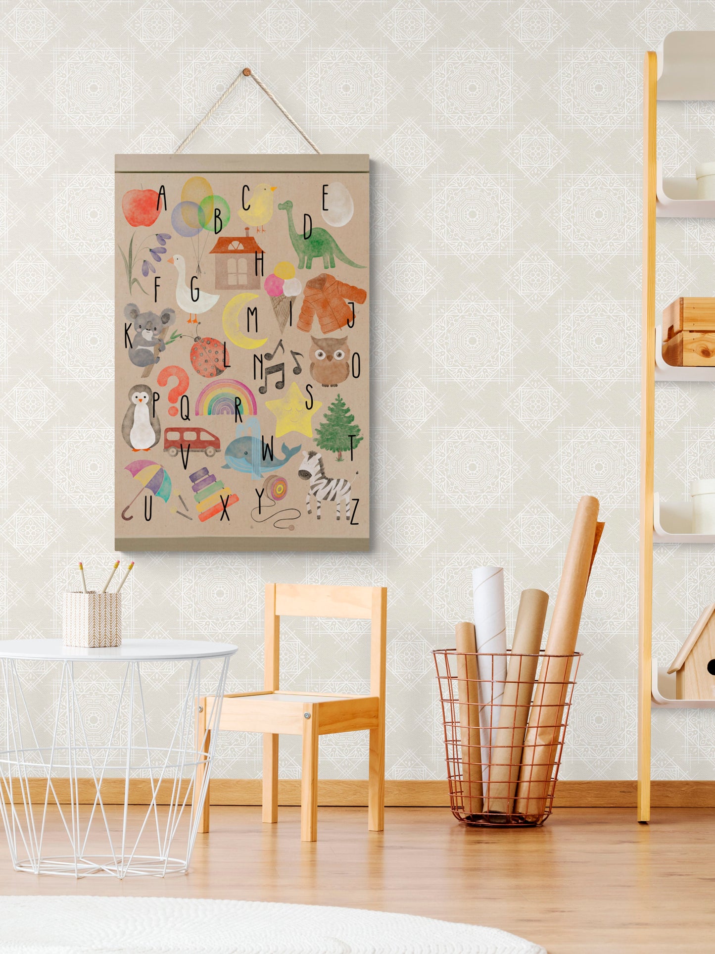 Colorful ABCs – Educational Canvas Wall Art