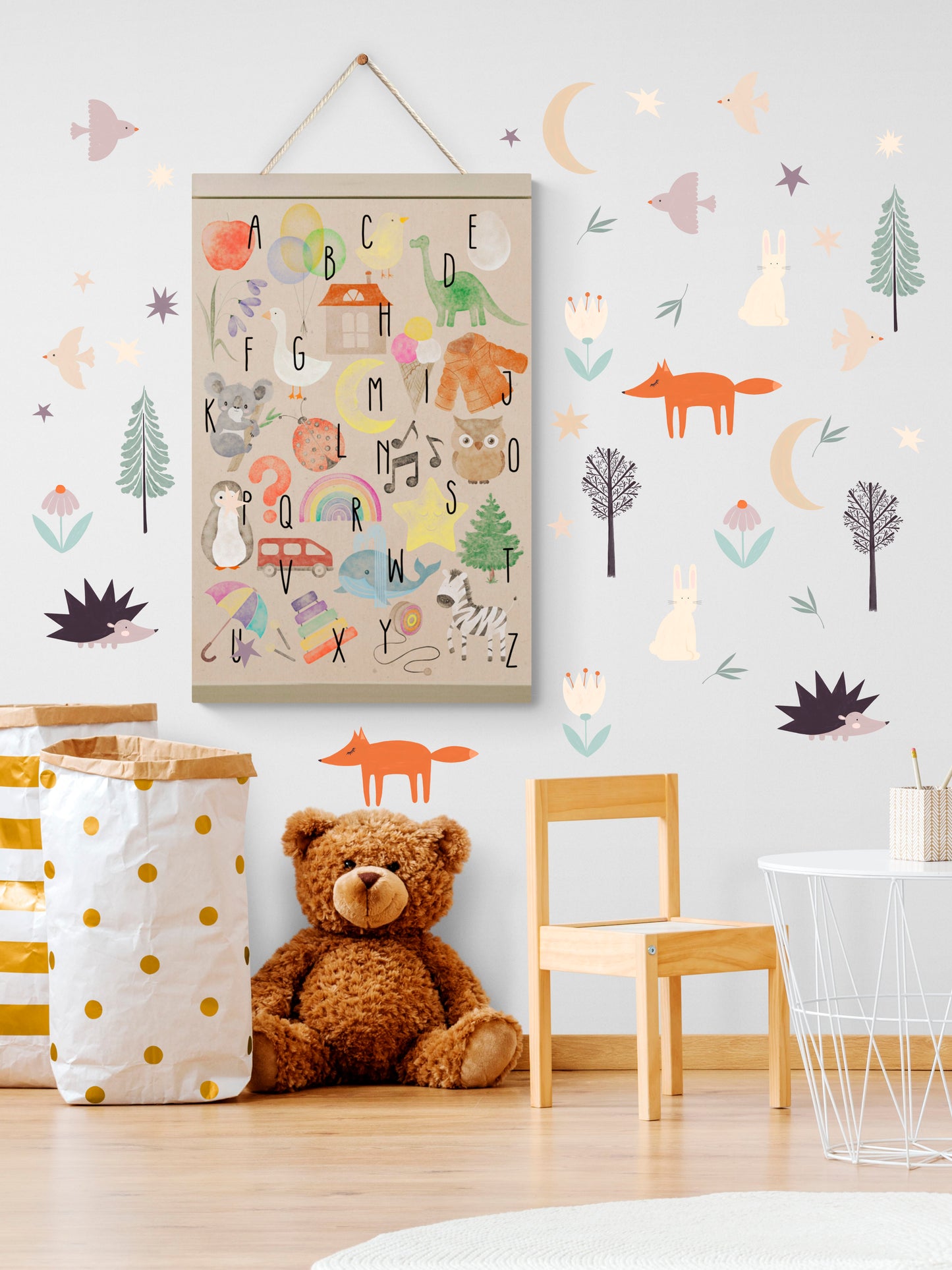 Forest Stories at Night - Vinyl Wall Decals