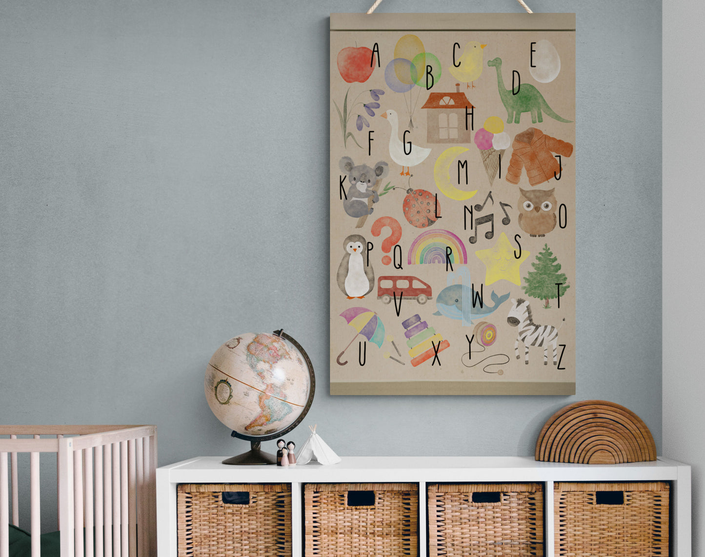 Colorful ABCs – Educational Canvas Wall Art