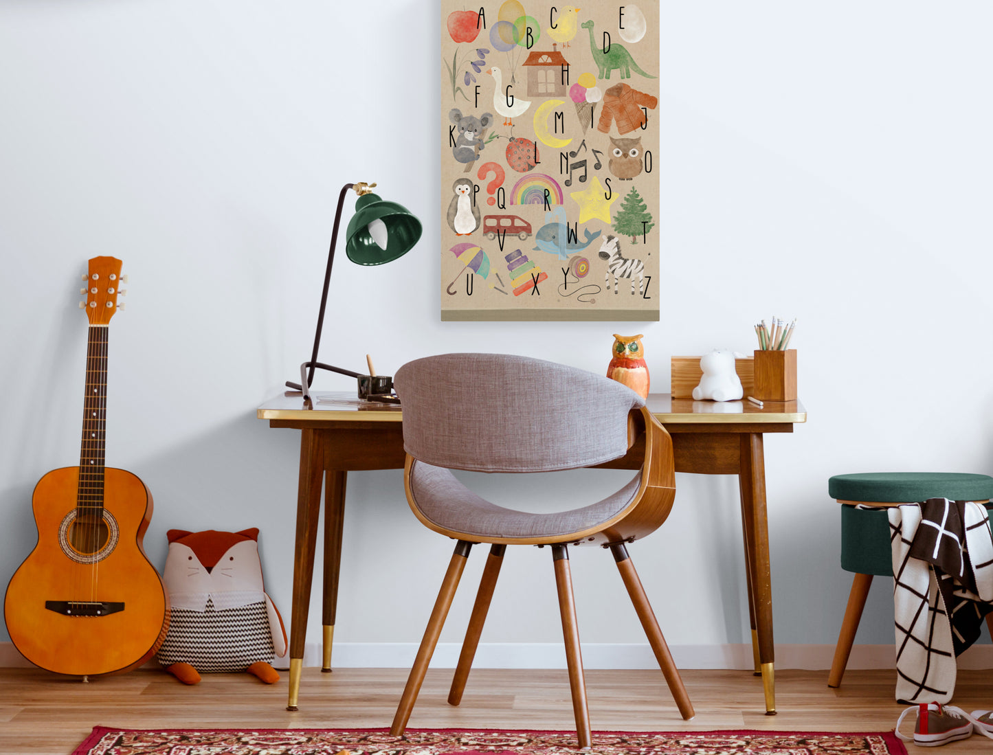 Colorful ABCs – Educational Canvas Wall Art