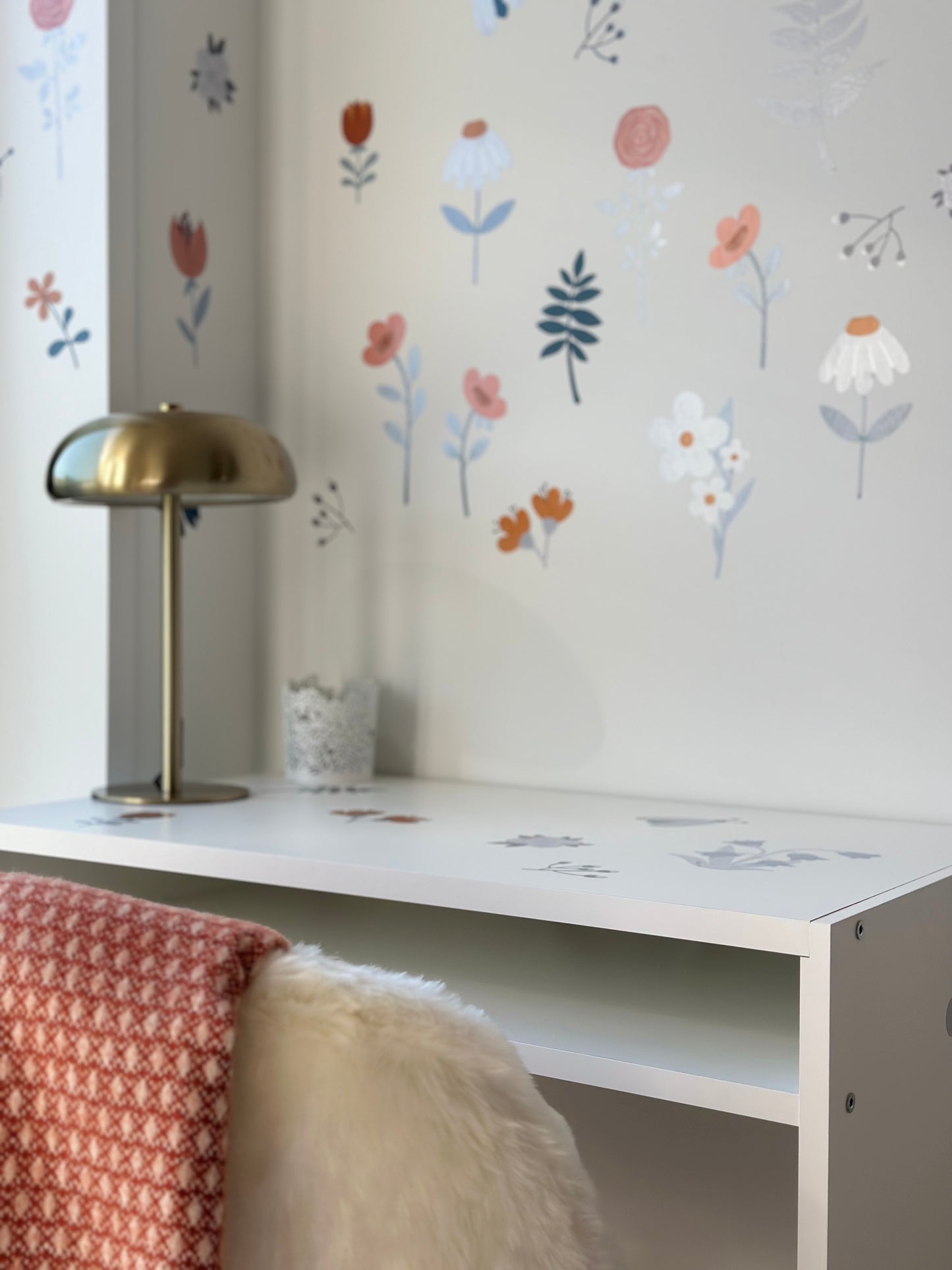 Blue Flowers Dream – Vinyl Wall Stickers