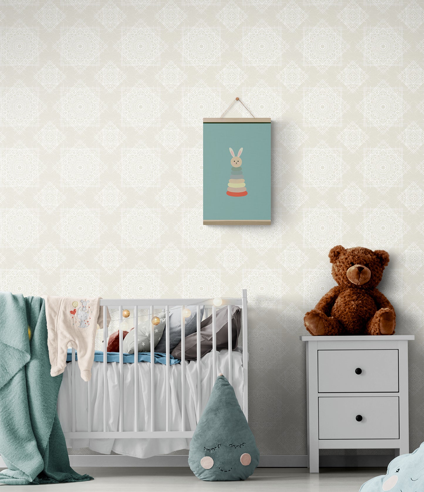 Pyramid Bunny - Prints Wall Art Decor