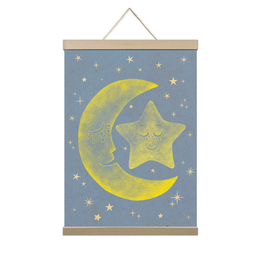 Moon and Star - Prints Wall Art Decor