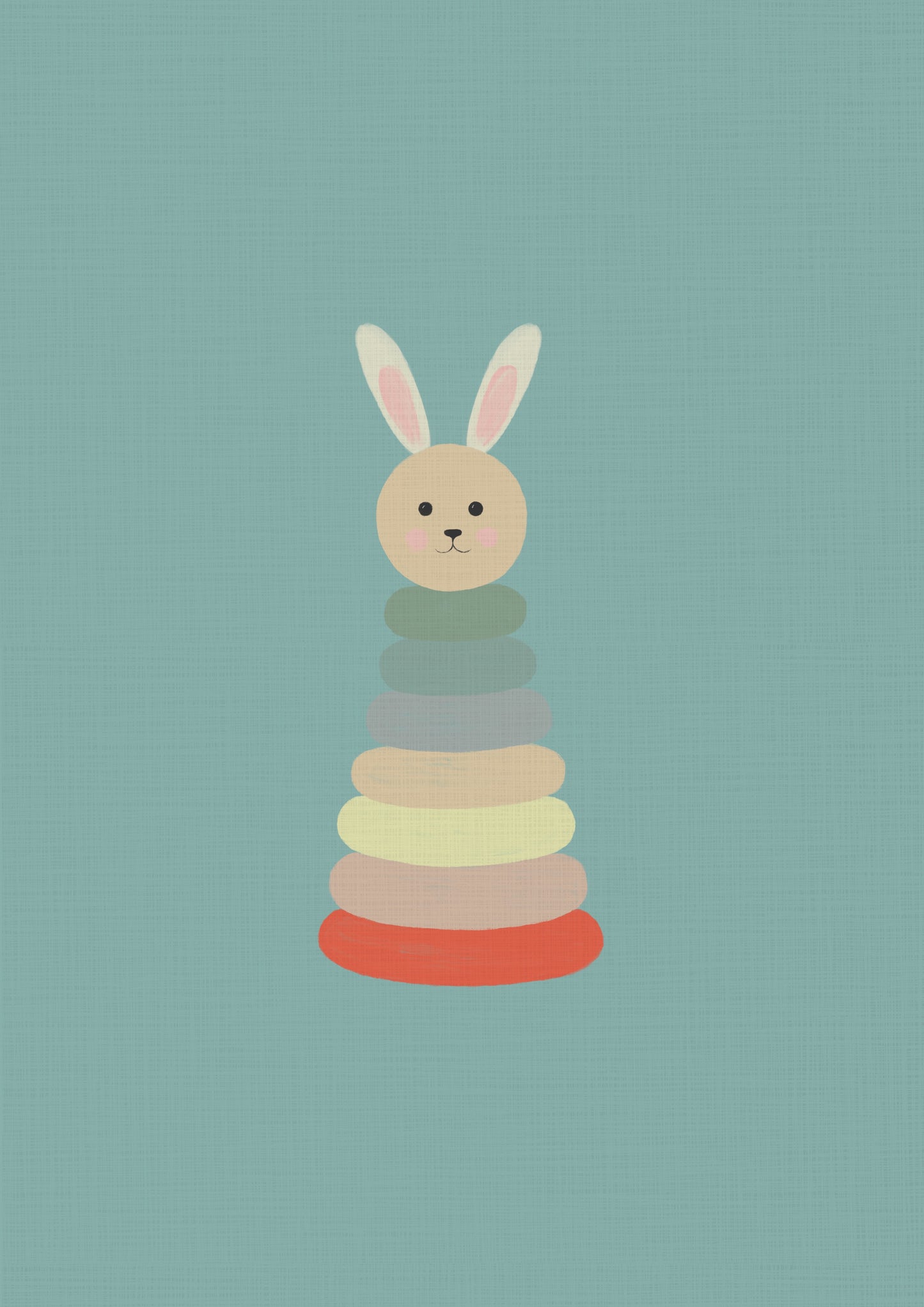 Pyramid Bunny - Prints Wall Art Decor