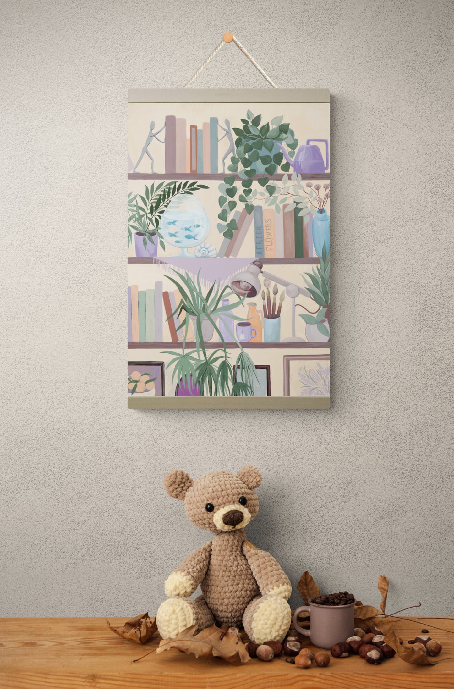 Bookcase for My Favorite Things - Prints Wall Art Decor